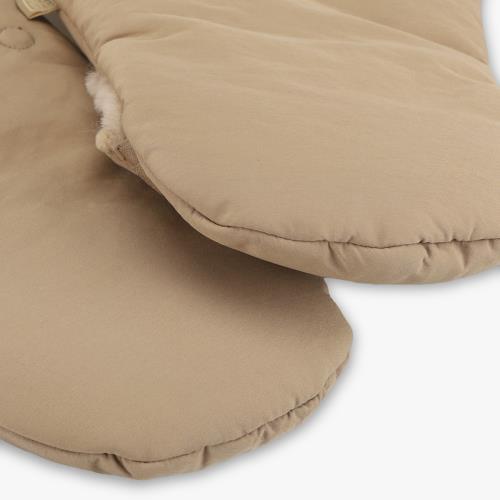 Nadia Sheepskin Pram Mittens  Taupe Extra Image 3